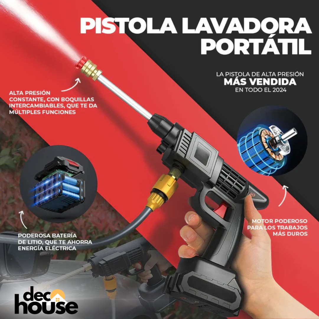 ⚡ Hidrolavadora Portátil 98v - Limpieza Sin Límites 🚗✨