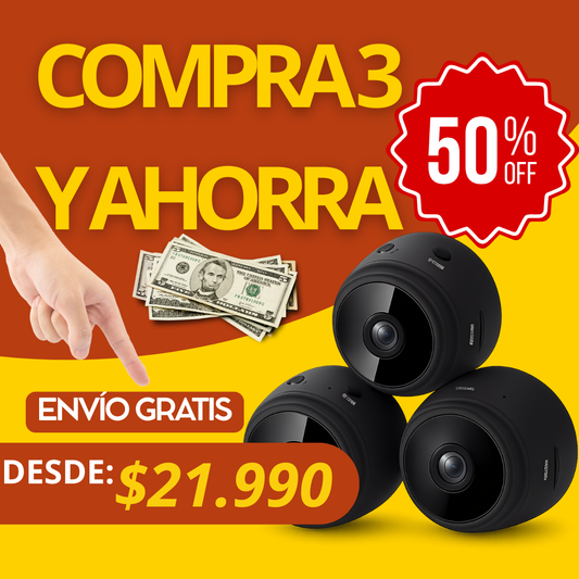 ⚡ Mini Cámara 1080p Full HD 📷 – Monitorea Tu Hogar Desde El Celular